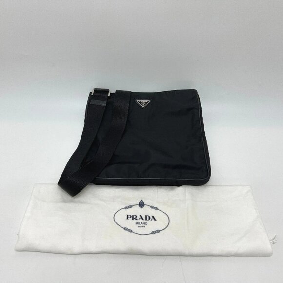 PRADA VA0251 triangle plate Flat Bag Crossbody Bag Shoulder Bag - Picture 14 of 14